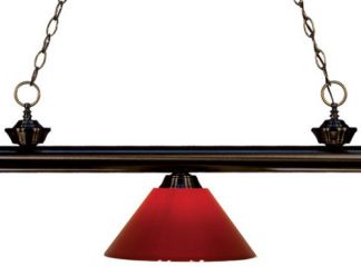 Z-Lite 200-3BRZ-PRD Riviera - Three Light Billiard In Bronze