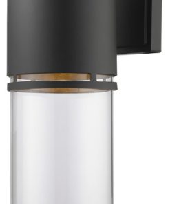 Z-Lite 553B-LED Luminata 17" Tall LED Cylinder Wall Sconce - Oil Rubbed Bronze