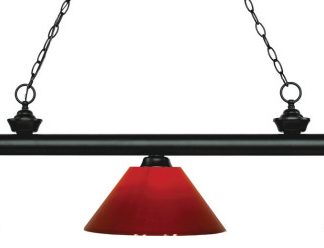 Z-Lite 200-3MB-PRD Three Light Billiard Light Riviera Matte Black