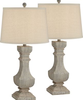 Wilmington Table Lamp, Set of 2, Gray
