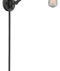 1-Light 5" Swing Arm Oil Rubbed Bronze - Bulb Included