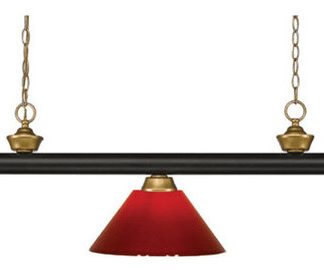 Z-Lite 200-3-PRD Riviera 3 Light 57"W Billiard Multi Light - Bronze / Satin