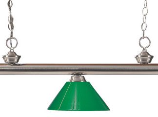 Z-LITE 100703BN-PGR 3 Light Island/Billiard Light Fixture, Brushed Nickel