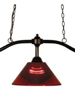 Z-Lite 147-ARBG Chance 3 Light 50"W Billiard Multi Light Pendant - Bronze