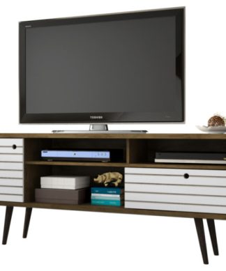 70.86" Mid Century - Modern Tv Stand With 4 Shelving Space And 1 Drawer