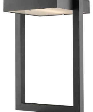 Z-Lite 566PHBR-BK-LED One Light Outdoor Post Mount Luttrel Black