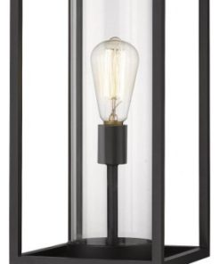 Z-Lite 584PHMS-SQPM-BK Dunbroch - 22.75 Inch 1 Light Outdoor Square Pier Mount
