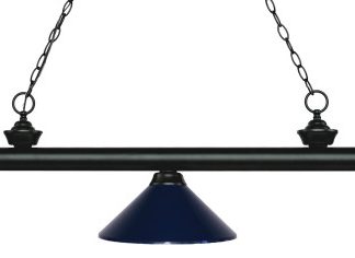 Z-Lite 3 Light Billiard Light, Matte Black, 200-3MB-MNB