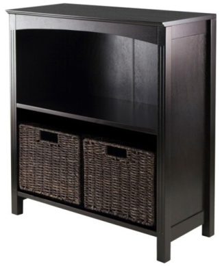 3-Piece Storage 3-Tier Shelf With 2 Small Baskets