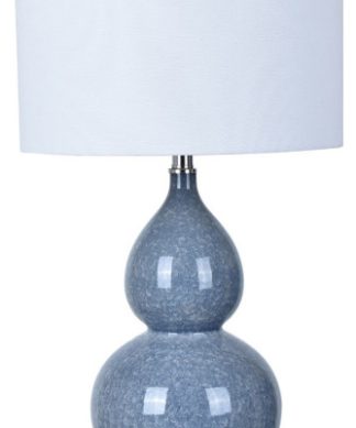 Vincent 1 Light Table Lamp in Blue