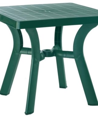 Viva Resin Square Dining Table 31", Green