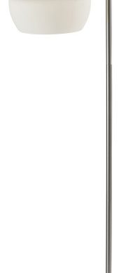 12"x18"x63.5" Brushed steel Metal Floor Lamp