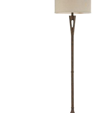 65" Martcliff LED Floor Lamp, Burnished Bronze