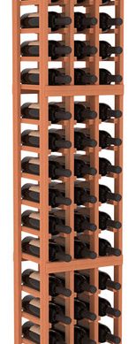 3 Column Standard Wine Cellar Kit, Redwood, Unstained