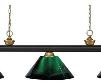 3-Light Billiard Light, Green