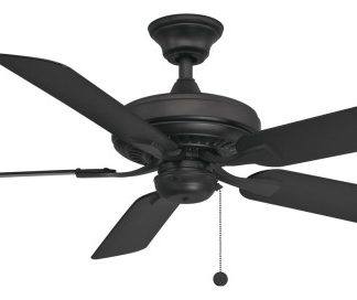 Fanimation FP9052BLW Edgewood 52 inch Indoor/Outdoor Ceiling Fan in Black