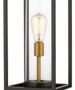 Z-Lite 584PHMS-SQPM-DBZ Dunbroch - 22.75 Inch 1 Light Outdoor Square Pier Mount