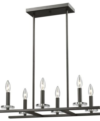 Z-Lite 2010-6L-BRZ Six Light Pendant Verona Bronze