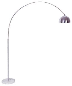 85" Arch Floor Lamp, Marble Base