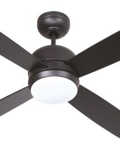 44" Montreal Ceiling Fan in Flat Black