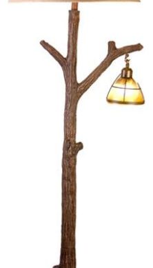 Vintage Direct 63.5 in. Tree Floor Lamp with Glass Night Light