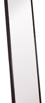 17"x63" Slim Leaning Mirror In Espresso Veneer