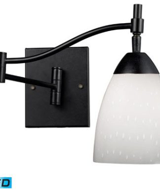 Wall Sconce 1-Light LED With Dark Rust Finish, 22"
