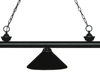 Z-Lite 200-3MB-MMB Three Light Billiard Light Riviera Matte Black
