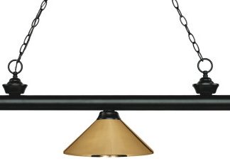 Z-Lite 3 Light Billiard Light, Matte Black, 200-3Mb-Mpb