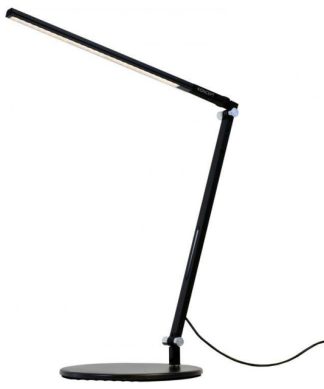 Z-Bar Solo Mini Desk Lamp, Two-Piece Desk Clamp, Warm Light, LED, Black, 15"H