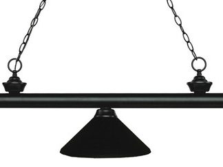 Z-Lite 200-3-MMB Riviera 3 Light Island/Billiard Chandelier - Matte Black