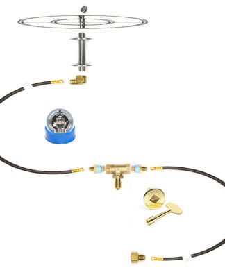 18" Double Ring and Kit for Pre Plumbed Natural Gas/Propane