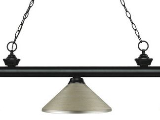 Z-Lite 200-3-MAS Riviera 3 Light Island/Billiard Chandelier - Matte Black