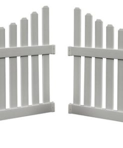 45"W x 49 1/2"H Cottage Picket Wings, Set of 2