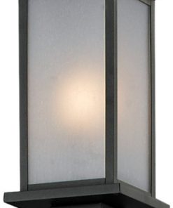 Z-Lite 547PHM-SQPM-BK Vienna - One Light Outdoor Pier Mount