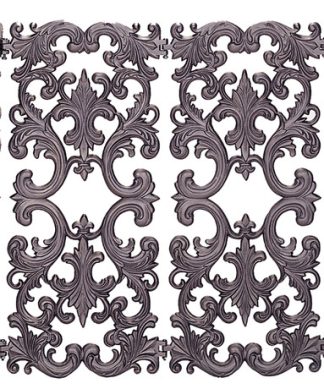 4 Fold Bronze Screen