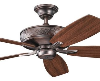 52" Monarch II Fan, Oil Brushed Bronze/Walnut/Light Cherry