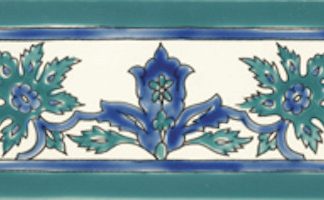 3.94"x7.87" Chiraz Emeraude Border