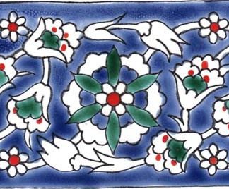 3.94"x7.87" Kachan Border set of 10
