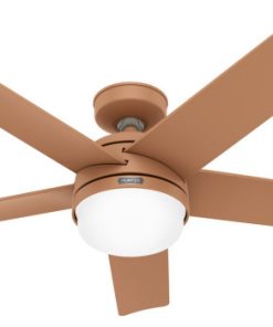 Yuma 2 Light 52" Outdoor Fan, Terracotta