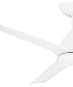 WAC Lighting Mocha 54" 3-Blade Ceiling Fan, Remote, Matte White
