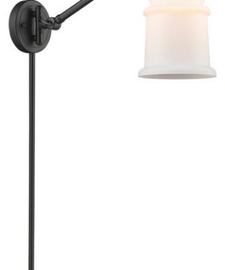 1-Light 8" Swing Arm Oil Rubbed Bronze - Bulb Included