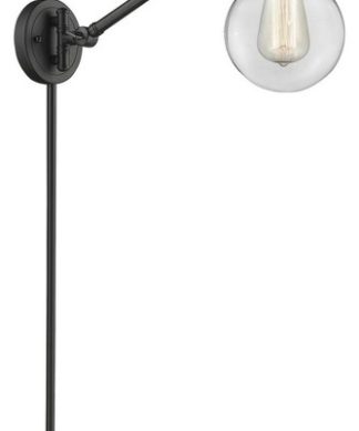1-Light 6" Swing Arm Oil Rubbed Bronze - Bulb Included