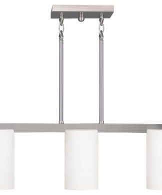3-Light Brushed Nickel Chandelier