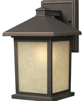 Z-Lite 507B Holbrook 16" Tall 1 Light Wall Sconce - Oil Rubbed Bronze