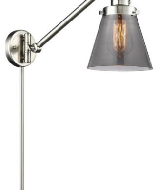 1 Light Dim LED Small Cone 8" Swing Arm High-Low-Off Switch 237-SN-G63-LED