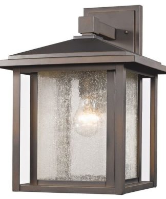 Z-Lite 554B Aspen 15" Tall 1 Light Dual Frame Wall Sconce - Oil Rubbed Bronze