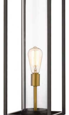 Z-Lite 584PHBS-SQPM-DBZ Dunbroch - 28.75 Inch 1 Light Outdoor Square Pier Mount