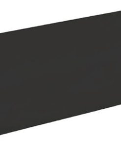 WS Bath Collections Curva 5143 Curva 25-3/16" Aluminum Bathroom - Black