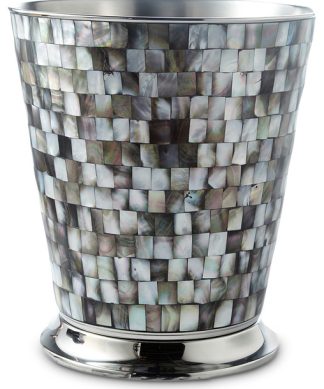 Classic 9.75" Waste Basket, Tahitian Pearl